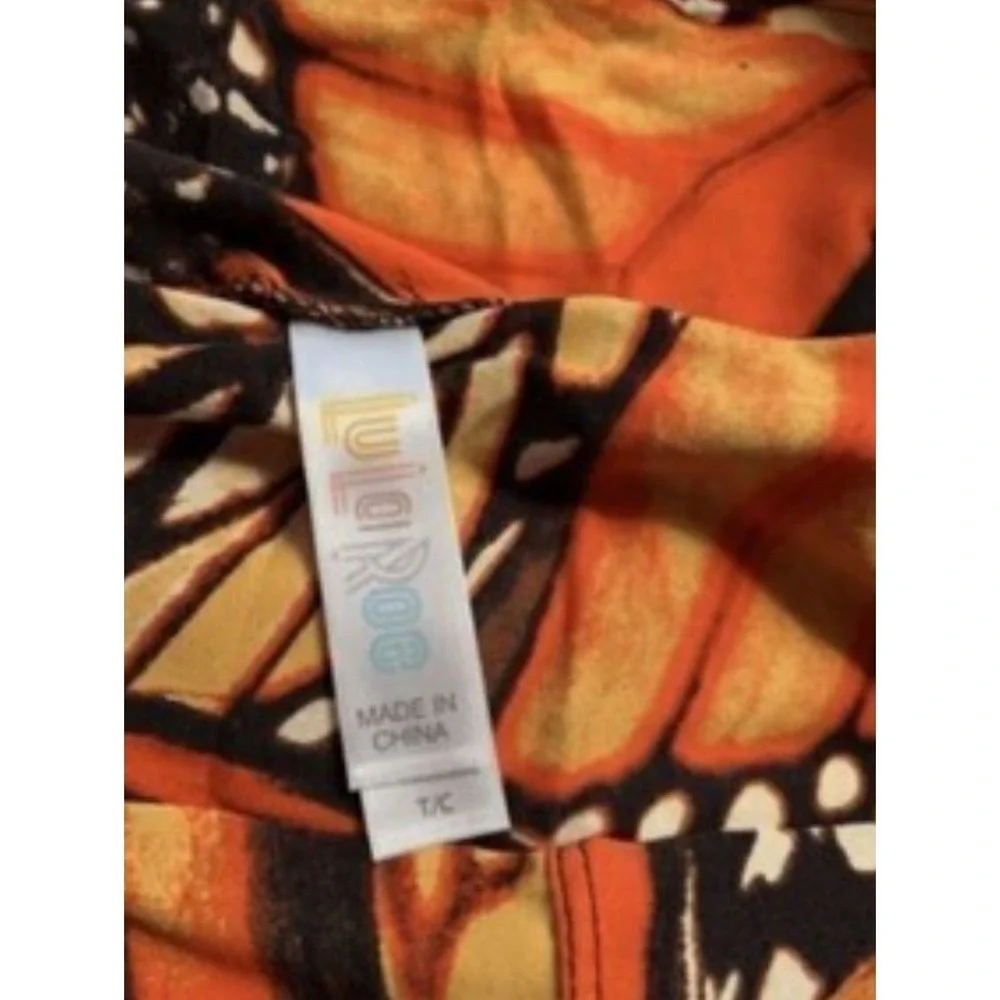 LuLaRoe Womens Leggings Size TC Monarch Butterflies Butterfly Tall and Curvy NWT